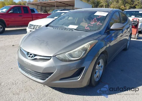 2014 Hyundai Elantra Se из США, поврежденный, VIN 5NPDH4AE4EH516741